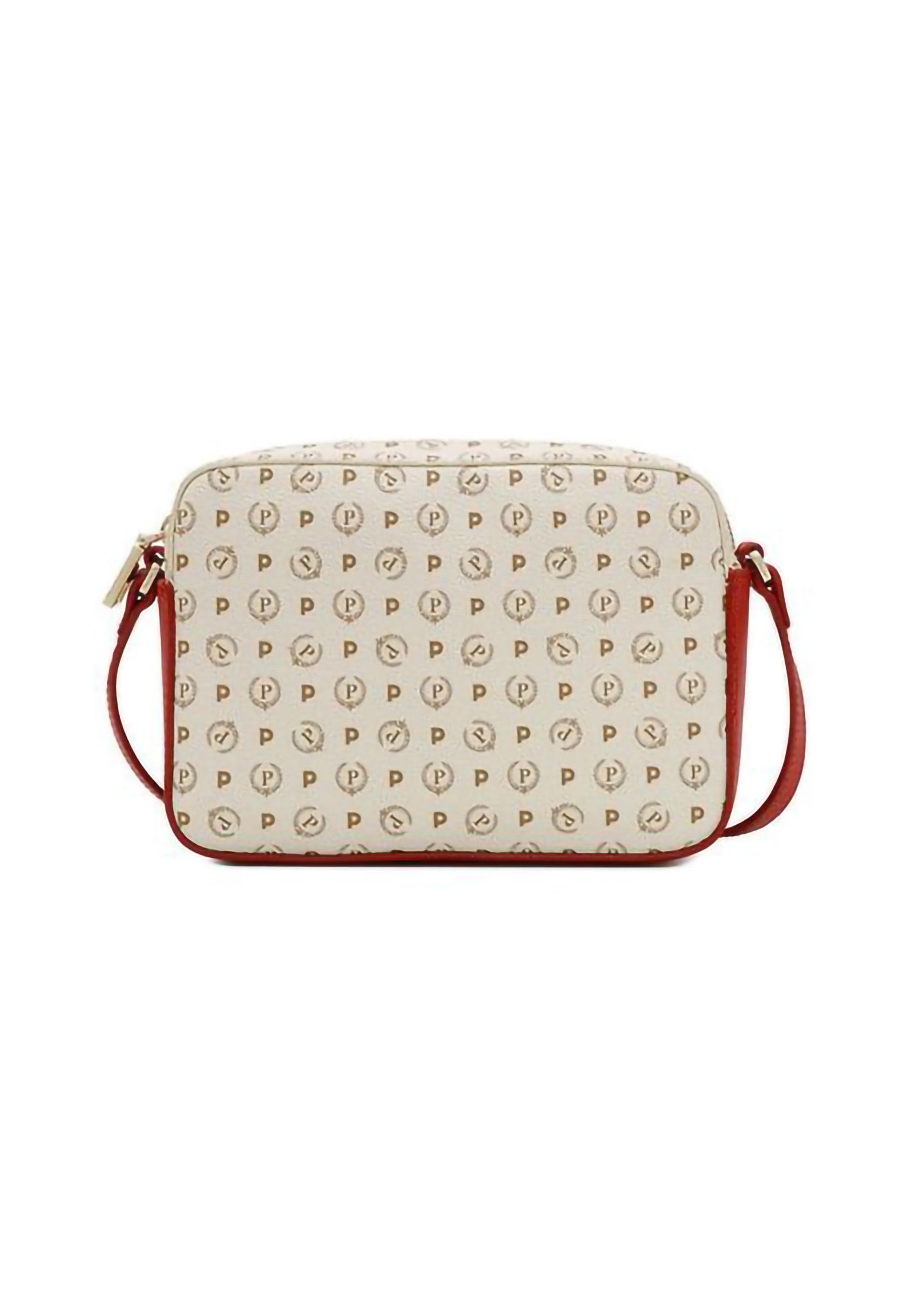 POLLINI Tracolla Crossbody Avorio Rosso TE8414PP03Q1110B - Sandrini Calzature e Abbigliamento