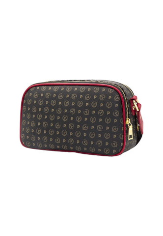 POLLINI Tracolla Crossbody Nero Rosso TE8467PP0DQ1100B - Sandrini Calzature e Abbigliamento