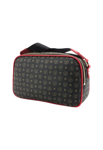 POLLINI Tracolla Crossbody Nero Rosso TE8467PP0DQ1100B - Sandrini Calzature e Abbigliamento