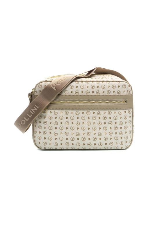 POLLINI Tracolla Messenger Avorio Ghiaccio TE8402PP02Q1110A - Sandrini Calzature e Abbigliamento
