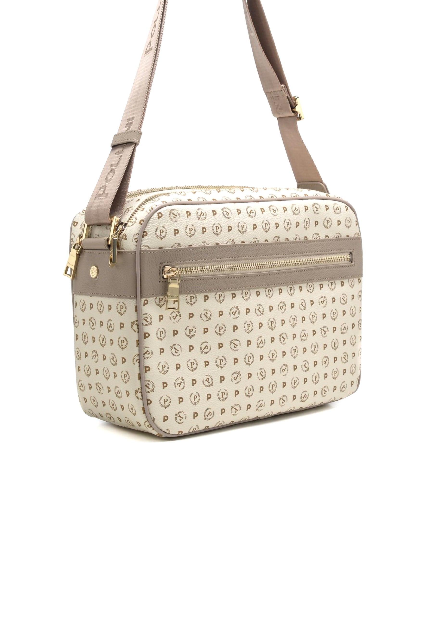 POLLINI Tracolla Messenger Avorio Ghiaccio TE8402PP02Q1110A - Sandrini Calzature e Abbigliamento