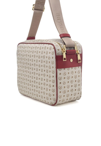POLLINI Tracolla Messenger Avorio Rosso TE8402PP02Q1110B - Sandrini Calzature e Abbigliamento