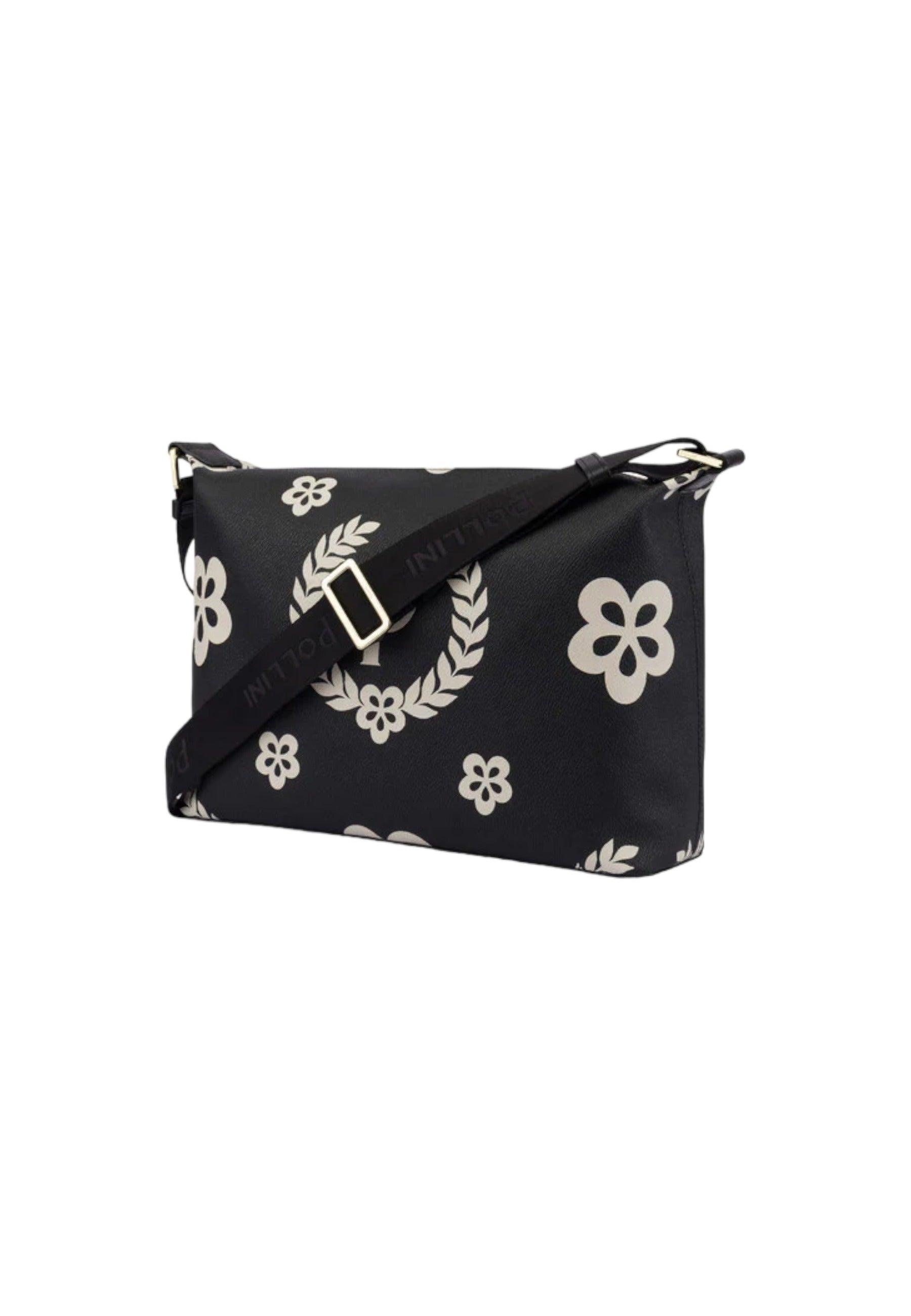 POLLINI Tracolla Messenger Nero TE8400PP02Q1E00A - Sandrini Calzature e Abbigliamento