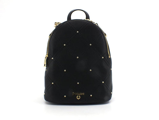 POLLINI Zaino Backpack Mini Grained Borchiette Nero SC4521PP0DSB1000 - Sandrini Calzature e Abbigliamento