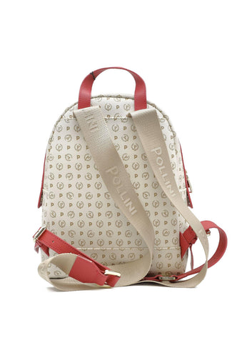 POLLINI Zaino Donna Avorio Rosso TE8432PP07Q1110B - Sandrini Calzature e Abbigliamento
