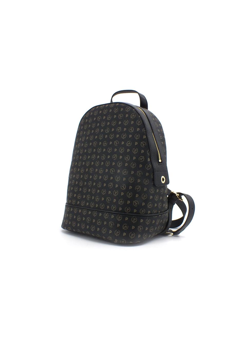 POLLINI Zaino Donna Backpack Loghi Nero TE8432PP07Q1100A - Sandrini Calzature e Abbigliamento
