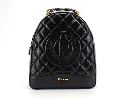 POLLINI Zaino Grain Lux Trapuntato Nero SC4512PP0DSJ0000 - Sandrini Calzature e Abbigliamento