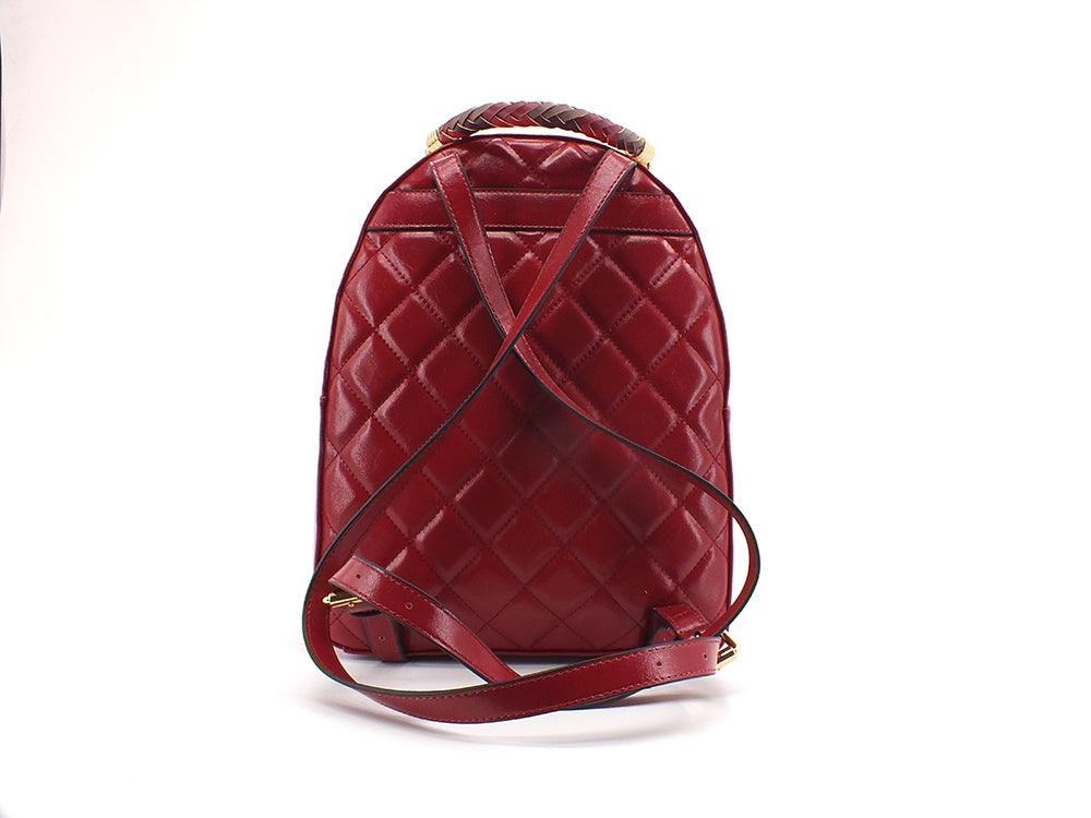 POLLINI Zaino Grain Lux Trapuntato Rosso Amaranto SC4512PP0DSJ0511 - Sandrini Calzature e Abbigliamento