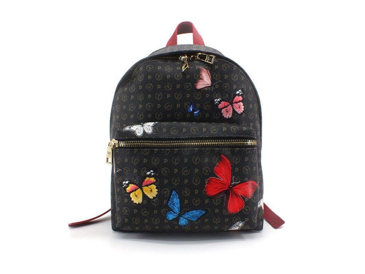 POLLINI Zaino Printed Butterfly Nero Multi TE8412PP03Q4600A - Sandrini Calzature e Abbigliamento