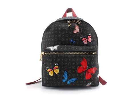 POLLINI Zaino Printed Butterfly Nero Multi TE8412PP03Q4600A - Sandrini Calzature e Abbigliamento