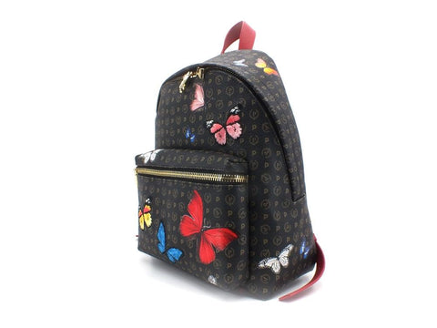 POLLINI Zaino Printed Butterfly Nero Multi TE8412PP03Q4600A - Sandrini Calzature e Abbigliamento