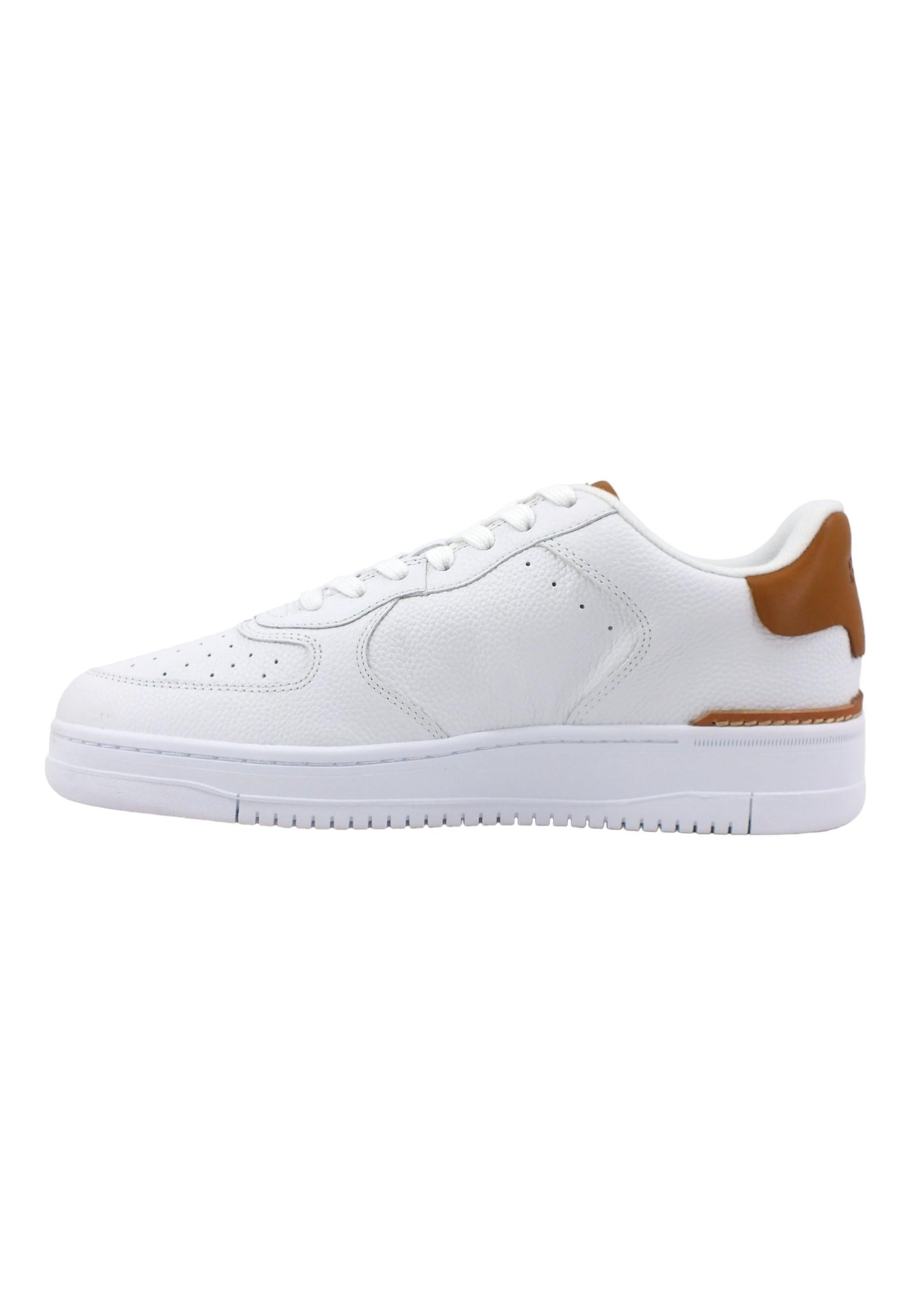 POLO RALPH LAUREN Sneaker Basket Ox Uomo White Tan 809923071002 - Sandrini Calzature e Abbigliamento