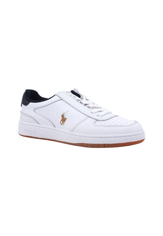 POLO RALPH LAUREN Sneaker Basket Uomo White 809877610001U - Sandrini Calzature e Abbigliamento