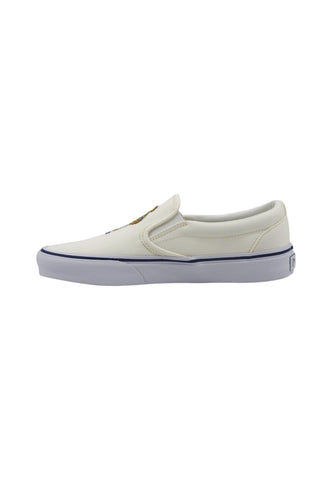 POLO RALPH LAUREN Sneaker Slip On Donna DeckWash White 816934057002D - Sandrini Calzature e Abbigliamento