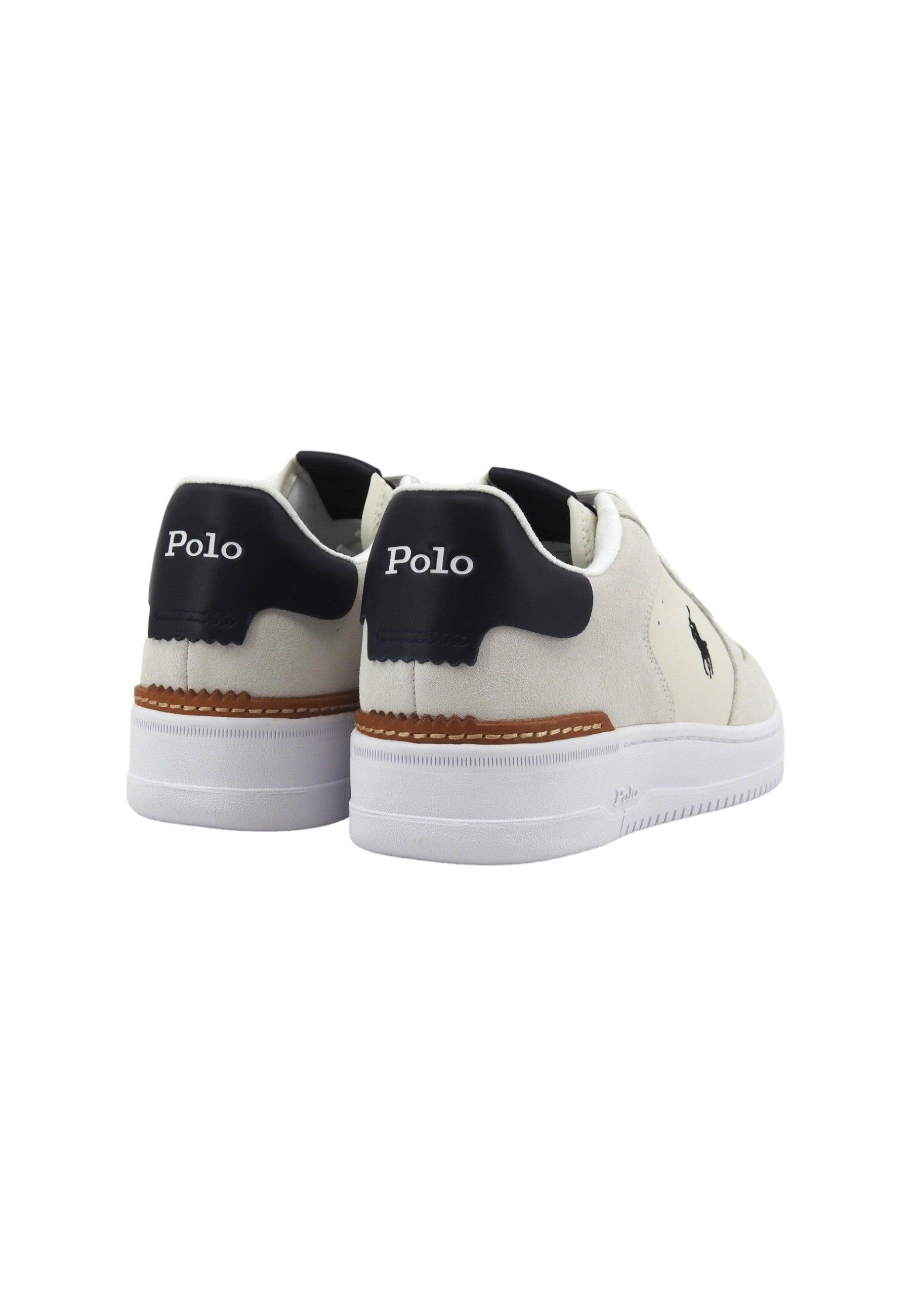 POLO RALPH LAUREN Sneaker Uomo Bianco Multi 809923935001 - Sandrini Calzature e Abbigliamento