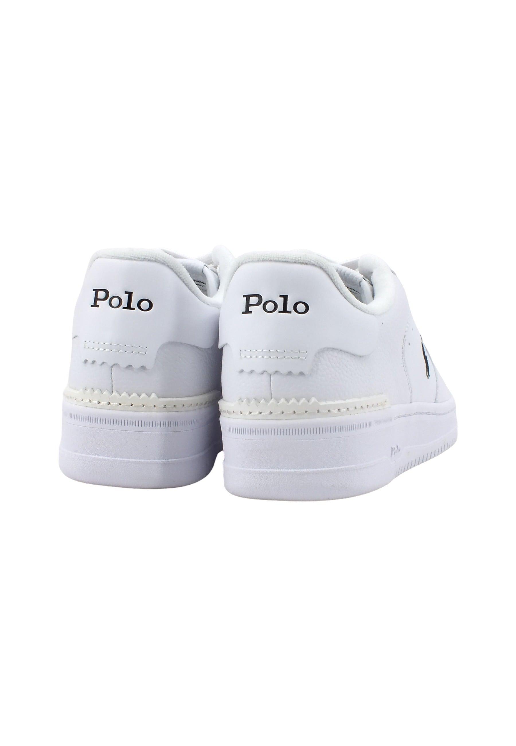POLO RALPH LAUREN Sneaker Uomo White 809891791009U - Sandrini Calzature e Abbigliamento