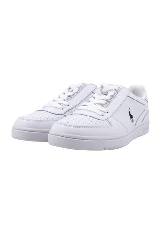 POLO RALPH LAUREN Sneaker Uomo White Black 809885817002 - Sandrini Calzature e Abbigliamento