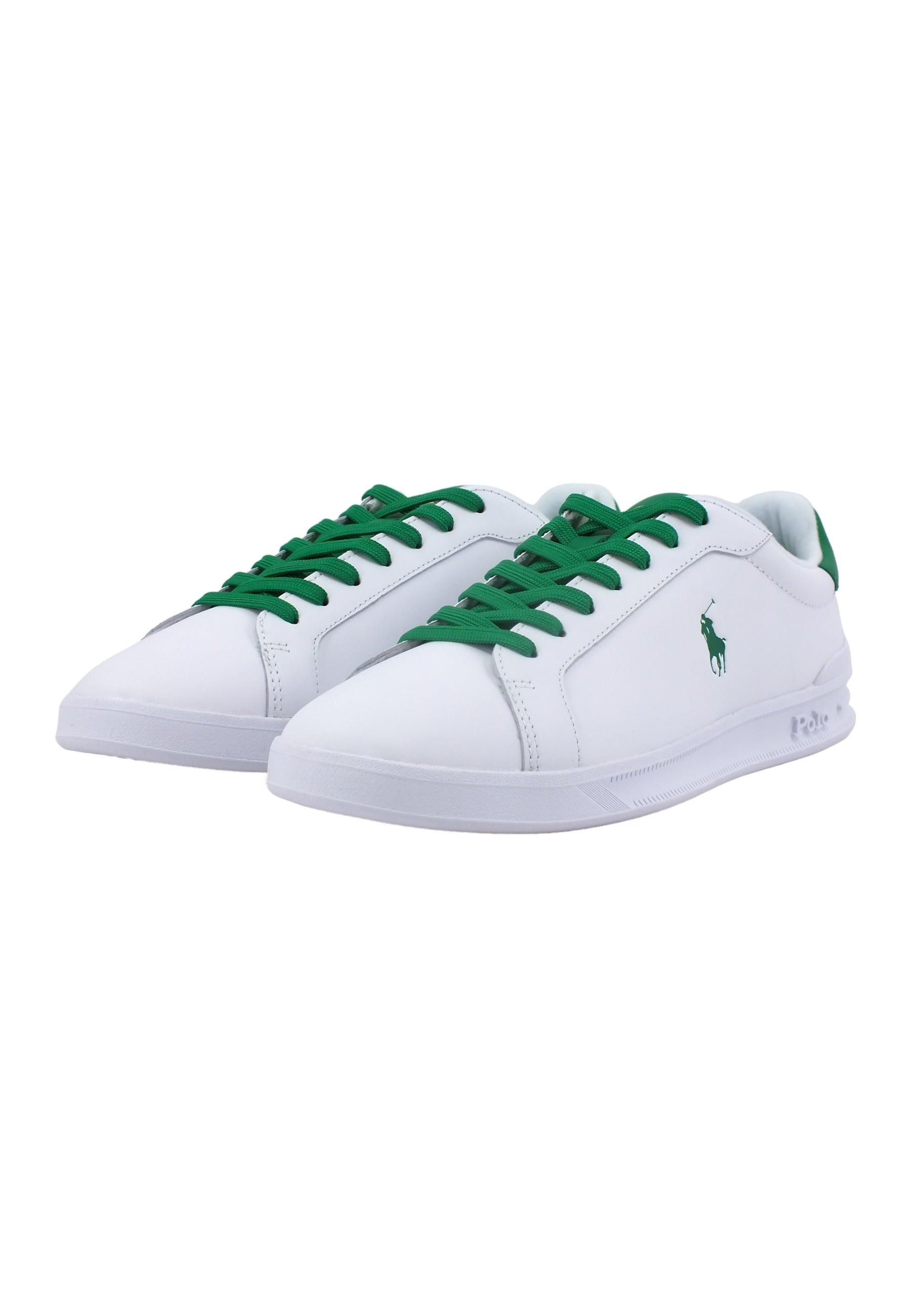 POLO RALPH LAUREN Sneaker Uomo White Green 809923929004U - Sandrini Calzature e Abbigliamento