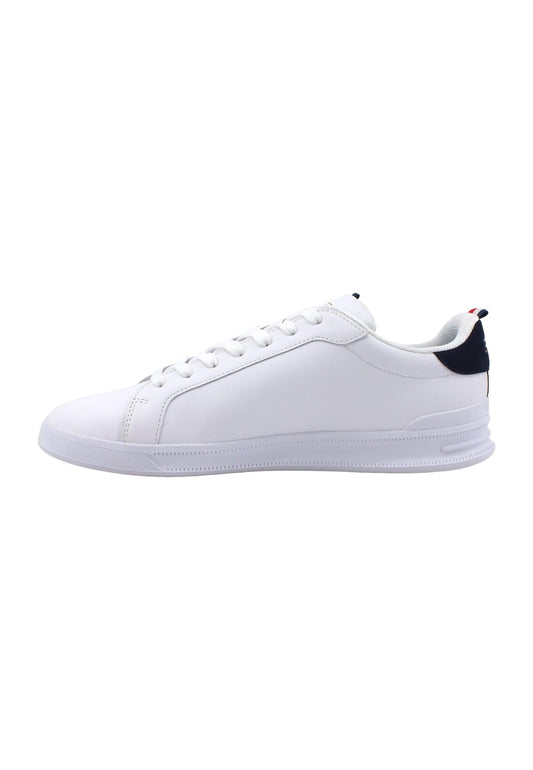 POLO RALPH LAUREN Sneaker Uomo White Navy Red 809860883003 - Sandrini Calzature e Abbigliamento