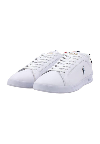 POLO RALPH LAUREN Sneaker Uomo White Navy Red 809860883003 - Sandrini Calzature e Abbigliamento