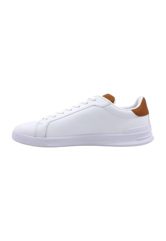 POLO RALPH LAUREN Sneaker Uomo White Tan 809877598001 - Sandrini Calzature e Abbigliamento