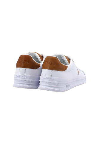 POLO RALPH LAUREN Sneaker Uomo White Tan 809877598001 - Sandrini Calzature e Abbigliamento