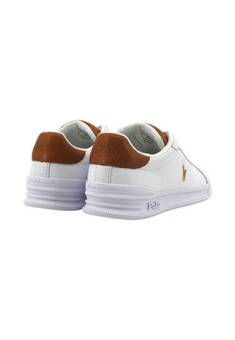 POLO RALPH LAUREN Sneaker Uomo White Tan 809877598001U - Sandrini Calzature e Abbigliamento