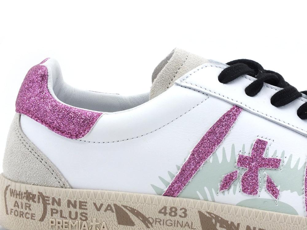 PREMIATA Andyd Sneaker Glitter White Fuxia ANDYD-5426 - Sandrini Calzature e Abbigliamento