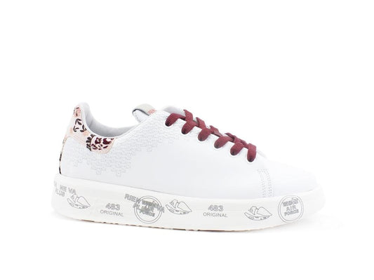PREMIATA Belle Sneaker Platform Ricamo White BELLE-5387 - Sandrini Calzature e Abbigliamento