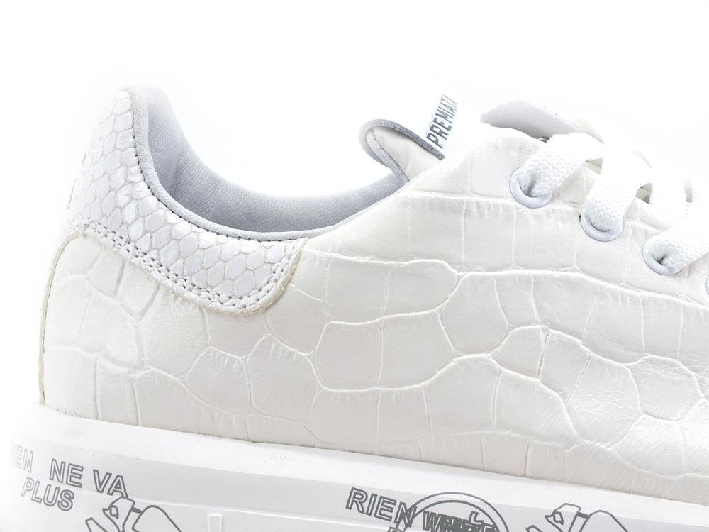 PREMIATA Belle Sneaker Platform Stampa Cocco White BELLE-5385 - Sandrini Calzature e Abbigliamento