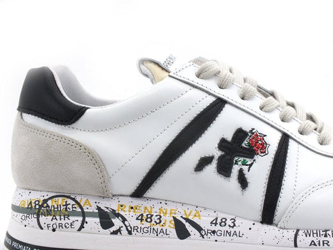 PREMIATA Beth Sneaker Running Platform Bianco Nero BETH-5350 - Sandrini Calzature e Abbigliamento