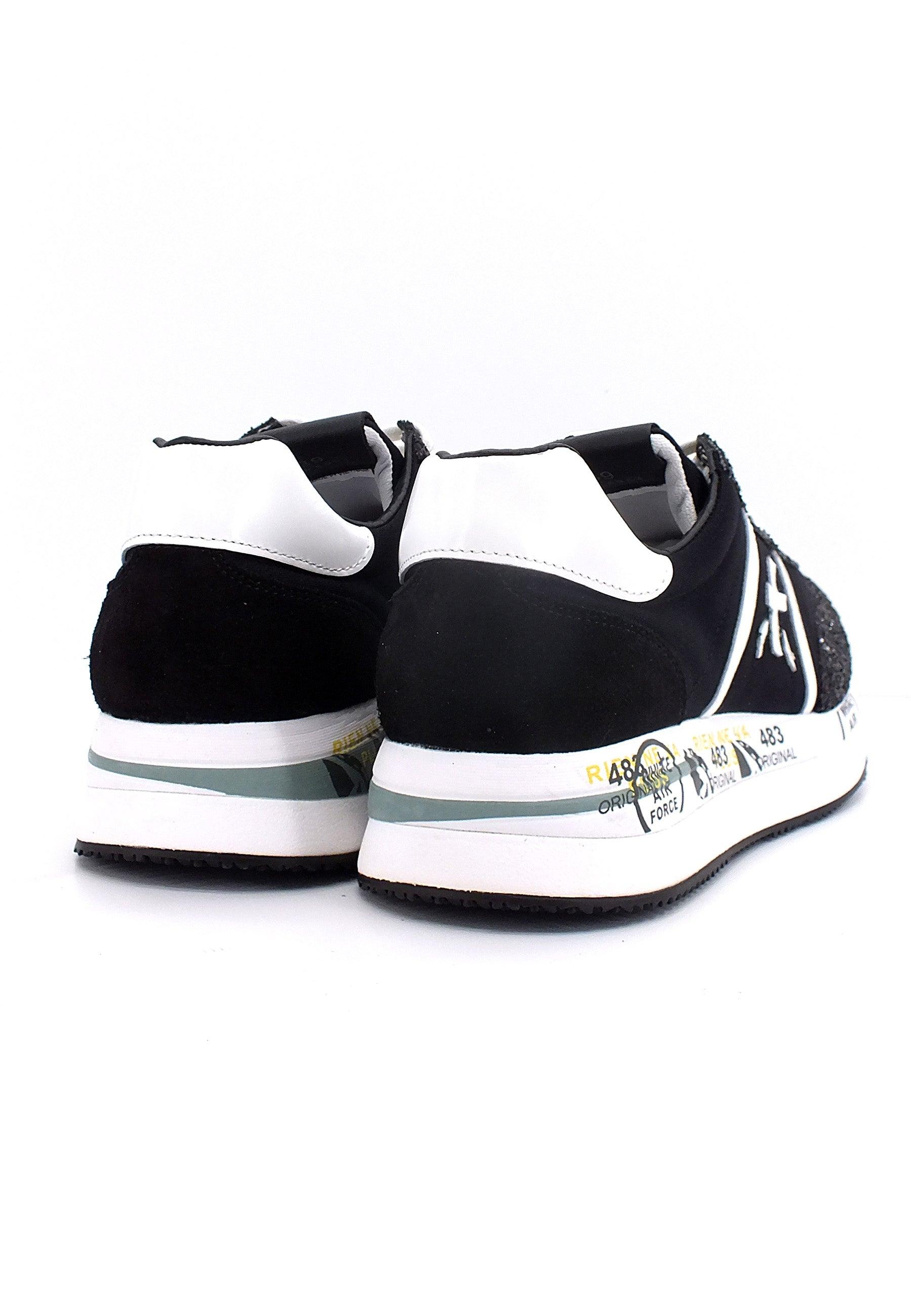 PREMIATA Conny Sneaker Platform Donna Black White CONNY5953 - Sandrini Calzature e Abbigliamento