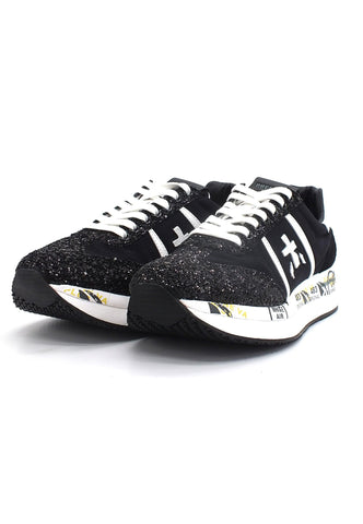 PREMIATA Conny Sneaker Platform Donna Black White CONNY5953 - Sandrini Calzature e Abbigliamento