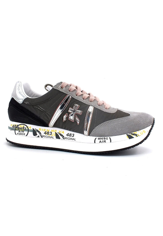 PREMIATA Conny Sneaker Platform Donna Grey Metal CONNY5949 - Sandrini Calzature e Abbigliamento