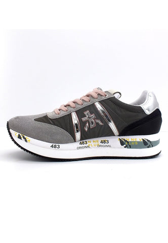 PREMIATA Conny Sneaker Platform Donna Grey Metal CONNY5949 - Sandrini Calzature e Abbigliamento