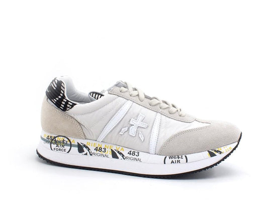 PREMIATA Conny Sneaker Platform Nylon White Black CONNY-5331 - Sandrini Calzature e Abbigliamento