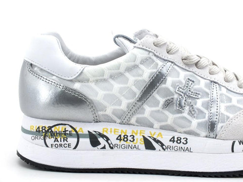 PREMIATA Conny Sneaker Running Donna Nido D'ape White CONNY-4618 - Sandrini Calzature e Abbigliamento