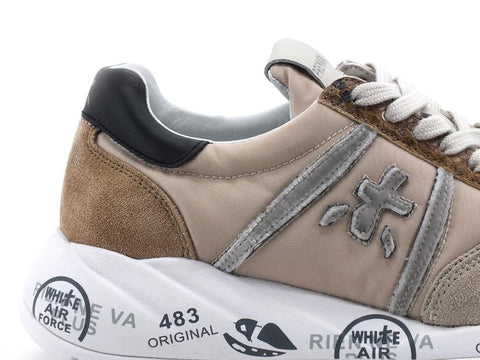 PREMIATA Layla Sneaker Running Beige Black LAYLA-5411 - Sandrini Calzature e Abbigliamento