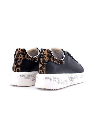 PREMIATA Sneaker Donna Black Leopard BELLE-6549 - Sandrini Calzature e Abbigliamento
