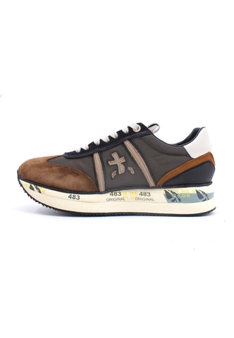 PREMIATA Sneaker Donna Dark Brown Black CONNY-6492 - Sandrini Calzature e Abbigliamento