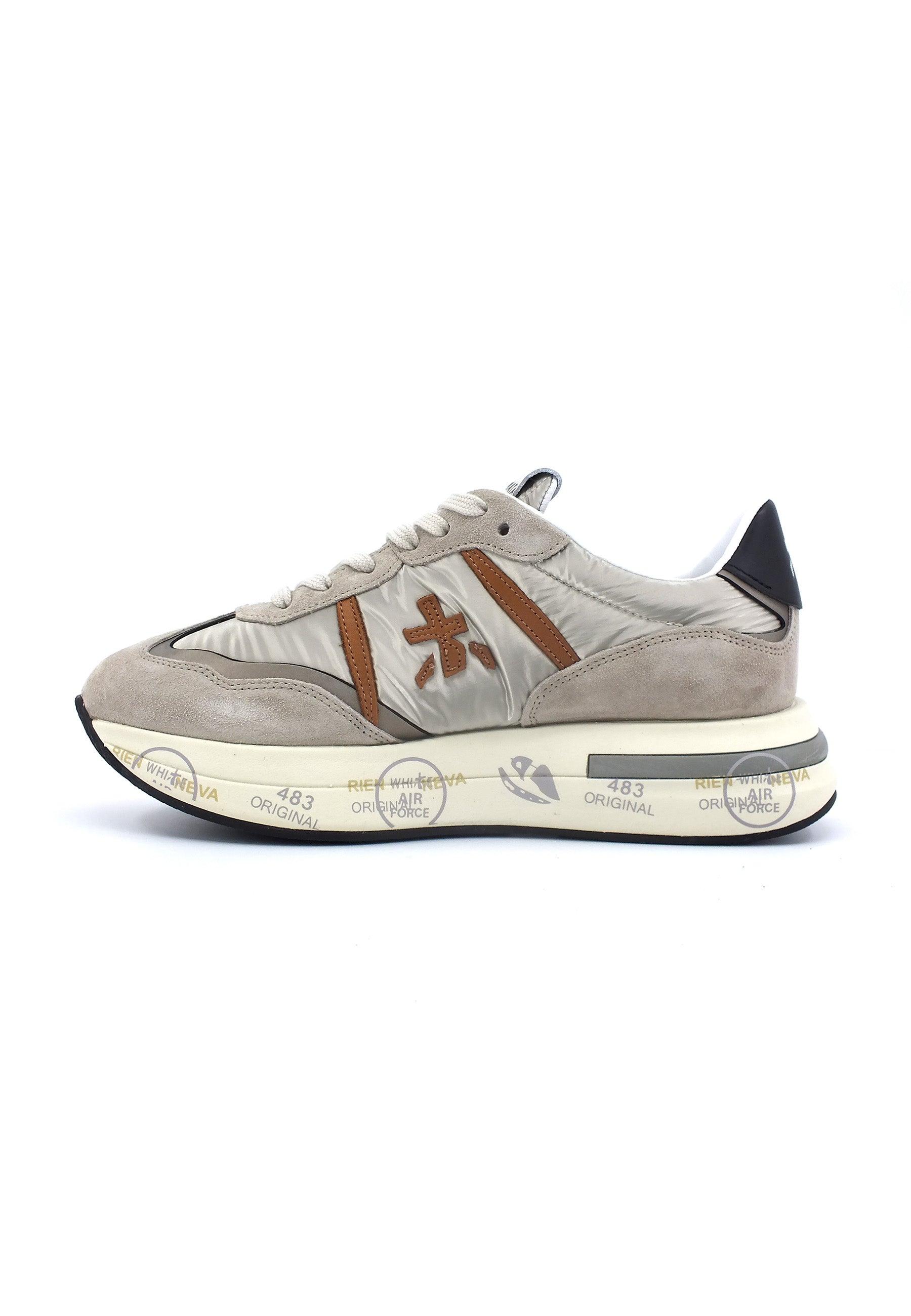 PREMIATA Sneaker Donna Taupe Beige CASSIE-6470 - Sandrini Calzature e Abbigliamento
