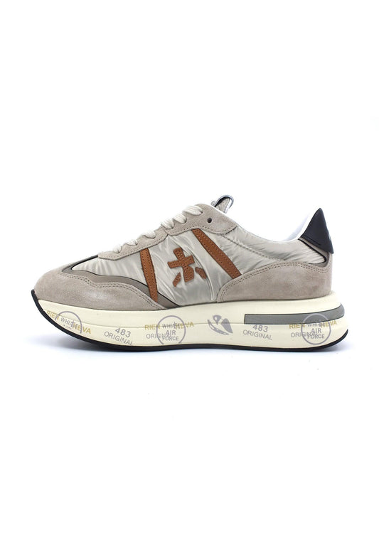 PREMIATA Sneaker Donna Taupe Beige CASSIE-6470 - Sandrini Calzature e Abbigliamento