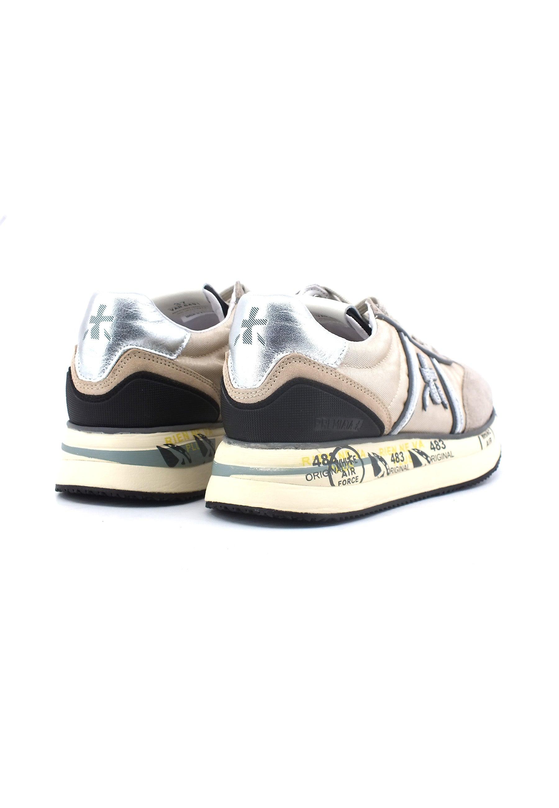 PREMIATA Sneaker Donna Tortora Beige CONNY-6491 - Sandrini Calzature e Abbigliamento