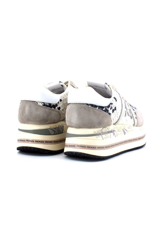 PREMIATA Sneaker Donna White Grey BETH-6497 - Sandrini Calzature e Abbigliamento