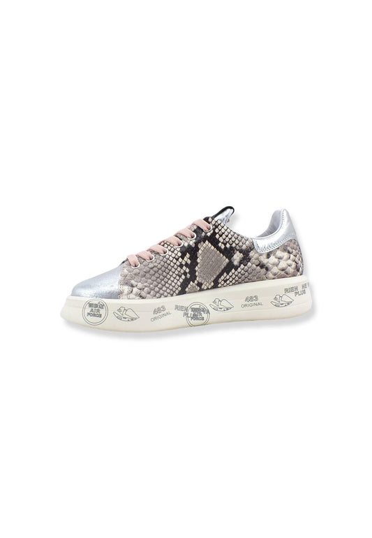 PREMIATA Sneaker Platform Donna Fantasia Python Silver Multi BELLE5986 - Sandrini Calzature e Abbigliamento