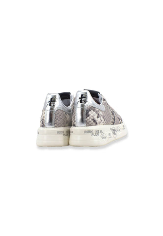 PREMIATA Sneaker Platform Donna Fantasia Python Silver Multi BELLE5986 - Sandrini Calzature e Abbigliamento