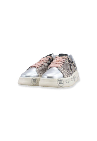 PREMIATA Sneaker Platform Donna Fantasia Python Silver Multi BELLE5986 - Sandrini Calzature e Abbigliamento