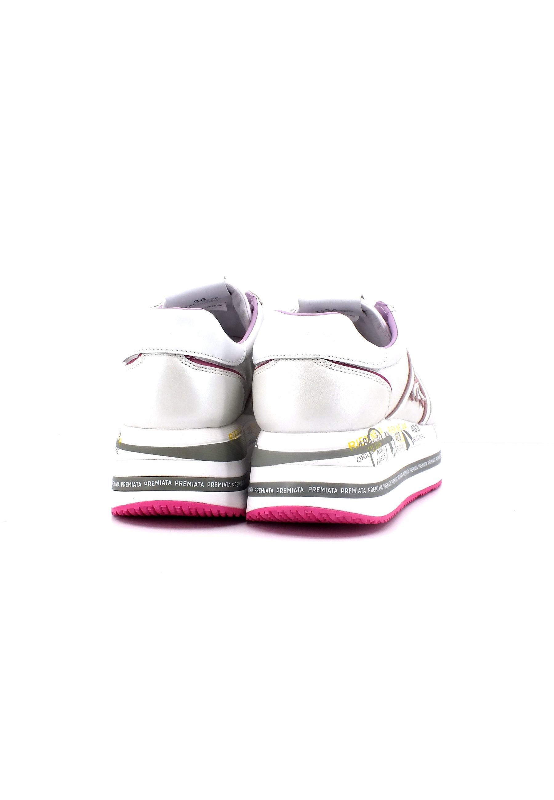 PREMIATA Sneaker Platform Donna White Perl BETH6236 - Sandrini Calzature e Abbigliamento