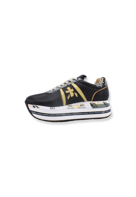 PREMIATA Sneaker Platform Running Donna Black Multi BETH6015 - Sandrini Calzature e Abbigliamento