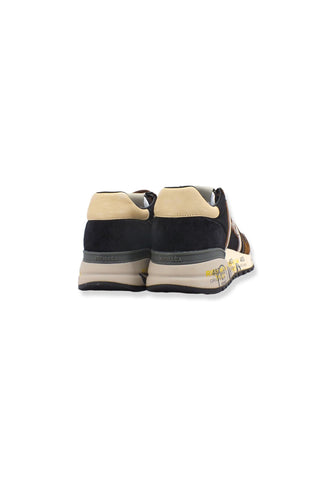 PREMIATA Sneaker Running Uomo Brown Black Cream LANDER5361 - Sandrini Calzature e Abbigliamento